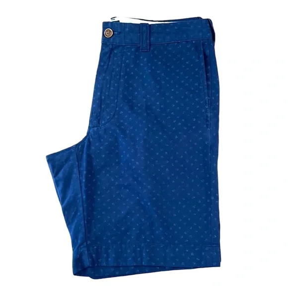 J. Crew 9” Stanton Navy All Over Floral Print Flat Front Shorts 30 Lightweight - Picture 1 of 13